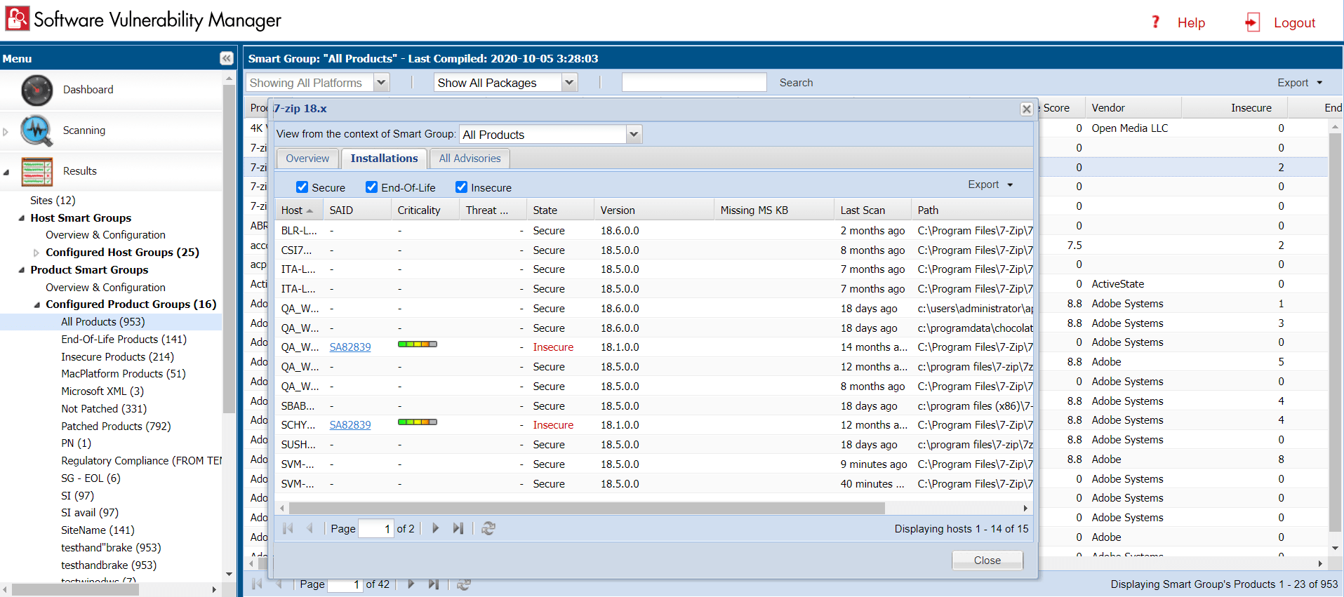 New Missing MS KB Column Available in the Installation Details View